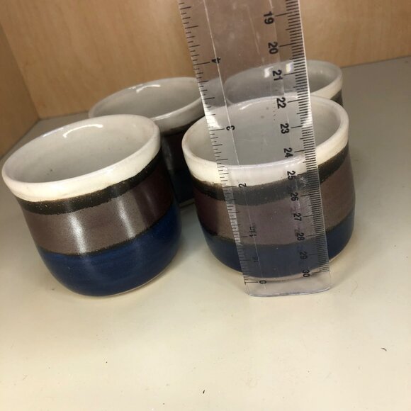 Hand-made Pottery Mugs/Baking Ramekins (Set of 4) 6 OZ - Picture 6 of 8